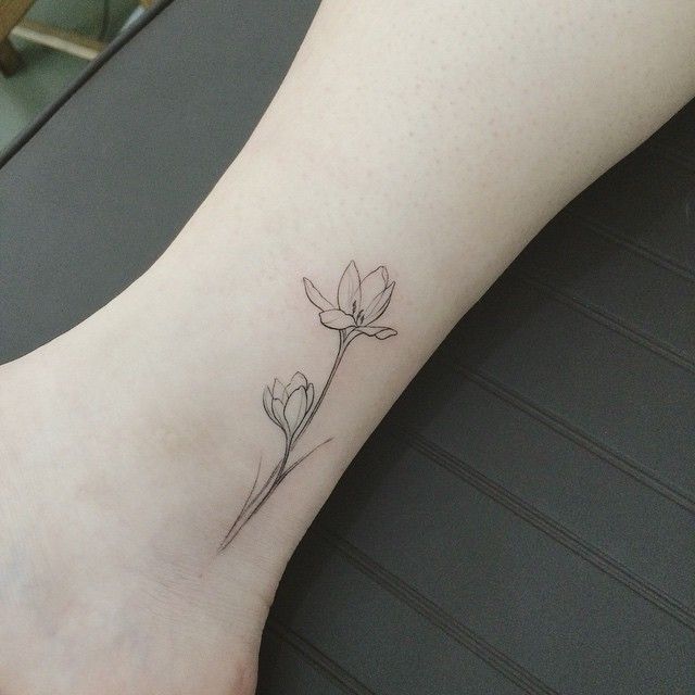 Hình Xăm Tattoo Bông Hoa Đẹp