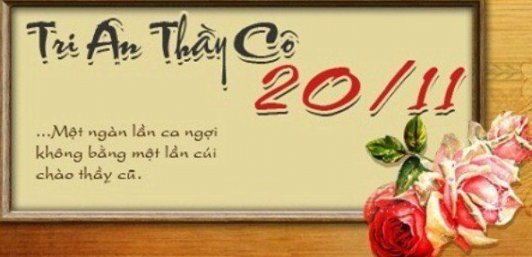 Thơ hay 20/11 - Chúc mừng ngày nhà giáo Việt Nam 2