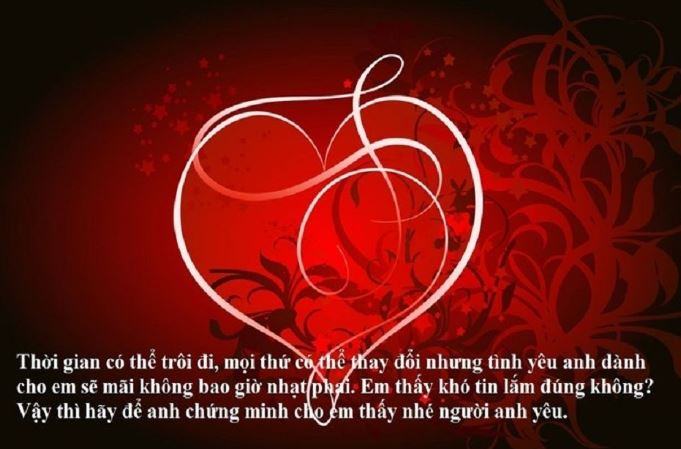 Lời chúc valentine 14-2 bằng tiếng Anh