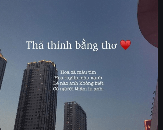 Những câu thơ thả thính hay và ngắn gọn nhất" Nghe xong yêu liền" !!! 8