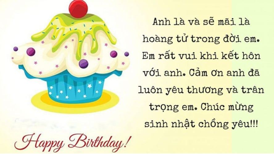 Những lời chúc mừng sinh nhật chồng tình cảm và sâu sắc không nên bỏ lỡ 3