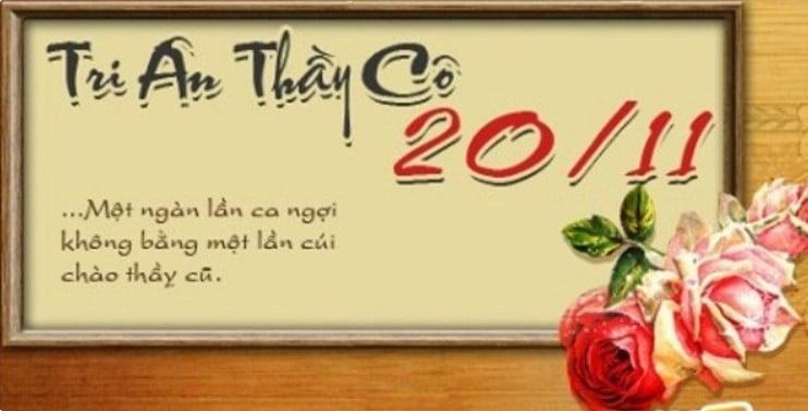 Tổng hợp +666 lời chúc 20/11 tri ân thầy cô giáo 3