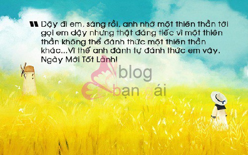 Dành tặng người yêu điều bất ngờ vào buổi sáng bằng những lời chúc ý nghĩa này phần 1