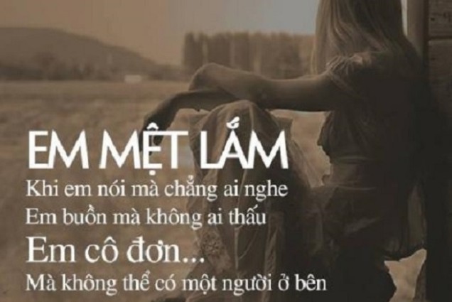 Những Stt Mệt Mỏi, Chán nản về tình yêu cuộc sống đúng với tâm trạng! 6